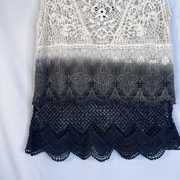 American Eagle Outfitters Ombre Crochet Lace Sleeveless Tank Top Size Small/P - Picture 4 of 6